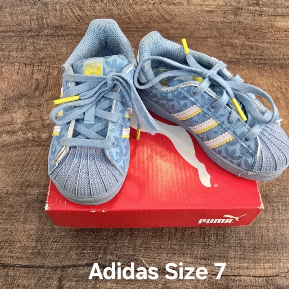 Adidas Kids Blue Sneakers